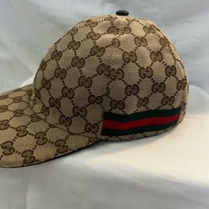 Original GG canvas baseball hat with Web